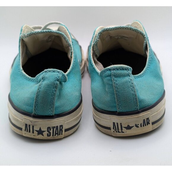 Converse CTAS UNISEX Low Top Teal Canvas Sneakers Shoes Size WOMENS 11 / MENS 9 - Picture 5 of 7